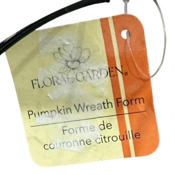 NWT Wreath Form Set - 3 Pumpkin & 2 Circular - Floral Garden - Picture 4 of 7